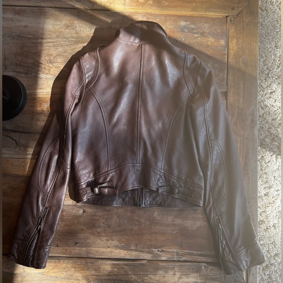 L.O.G.G. by H&M 100% Real Leather Jacket - Picture 3 of 10
